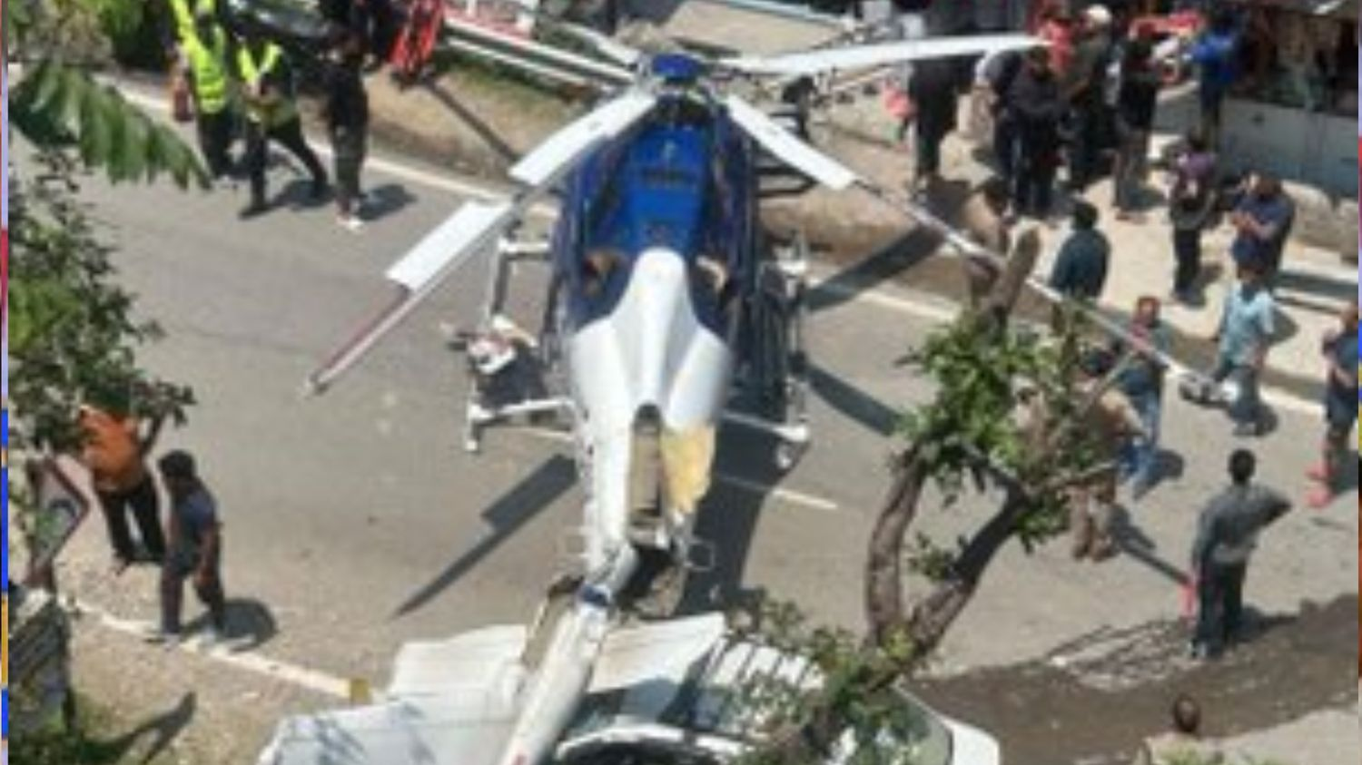 helicopter landing
