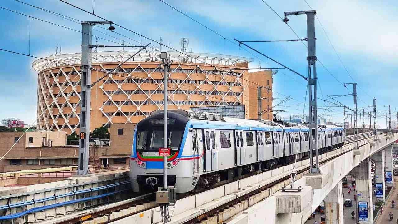 Hyderabad Metro Train 
