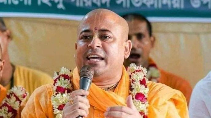 monk Chinmoy Krishna Das arrested in Bangladesh 
