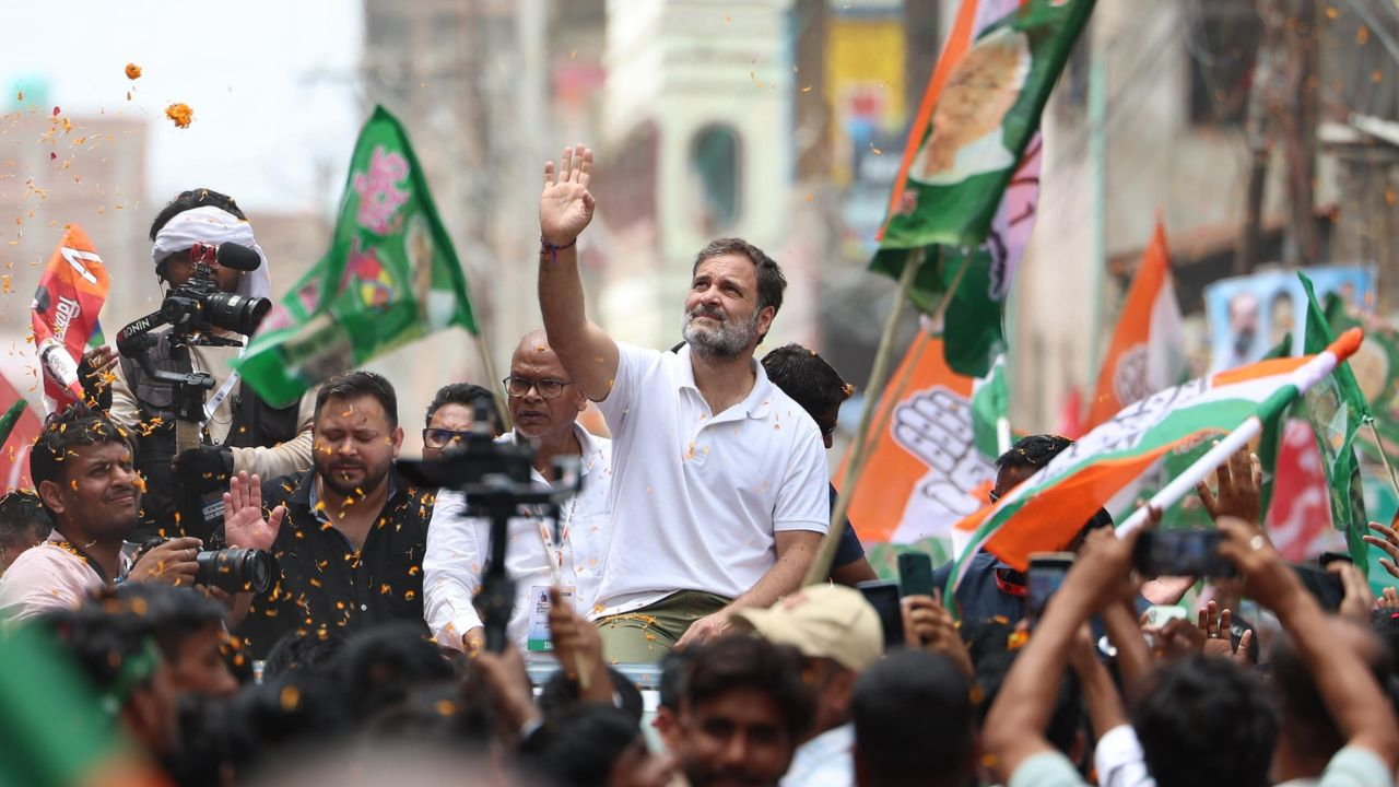 Tejashwi Yadav and Rahul Gandhi
