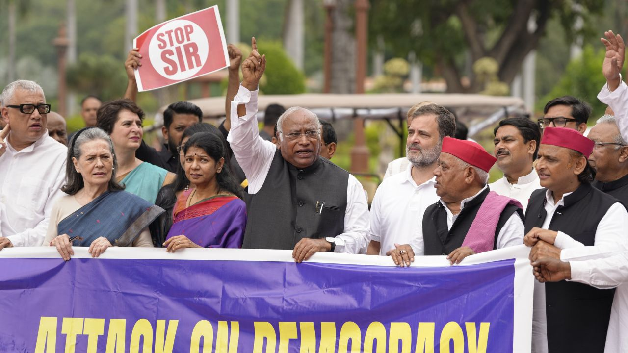 Protest against SIR