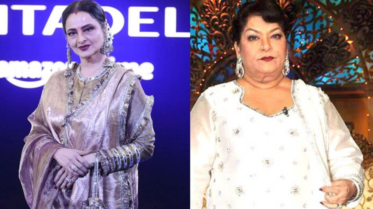 rekha and saroj khan