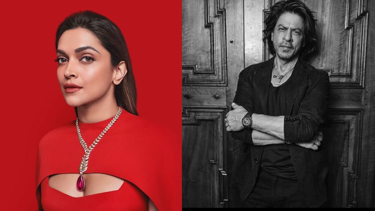 Deepika Padukone and Shah Rukh Khan