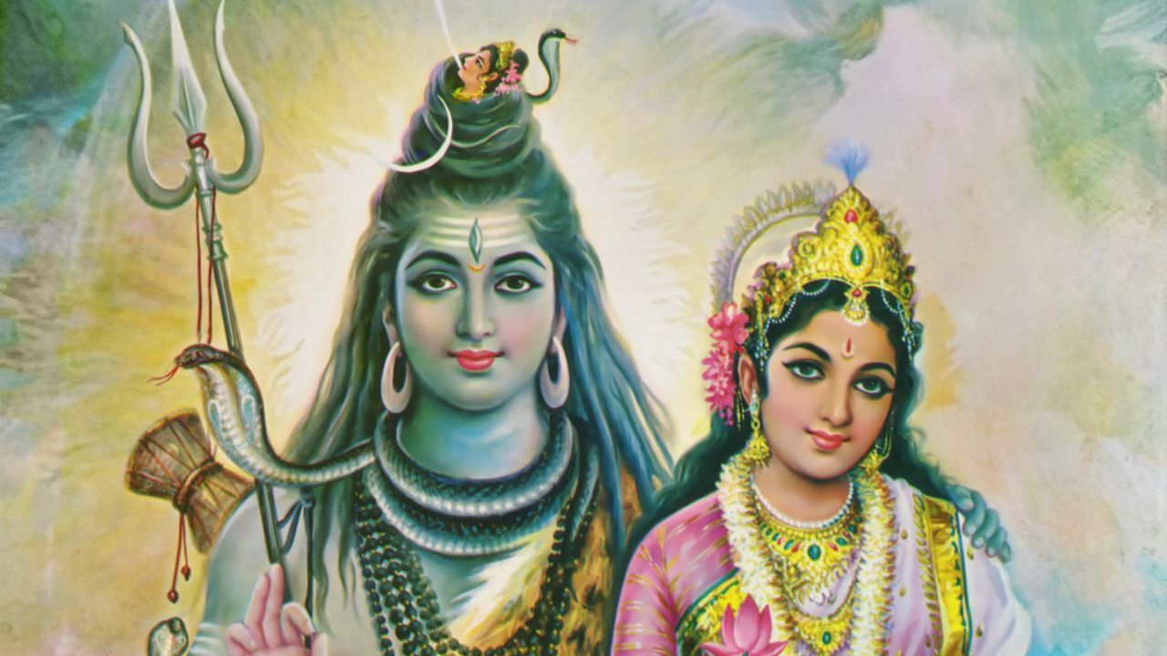 Image of Bhagwan Shiv and Parvati
