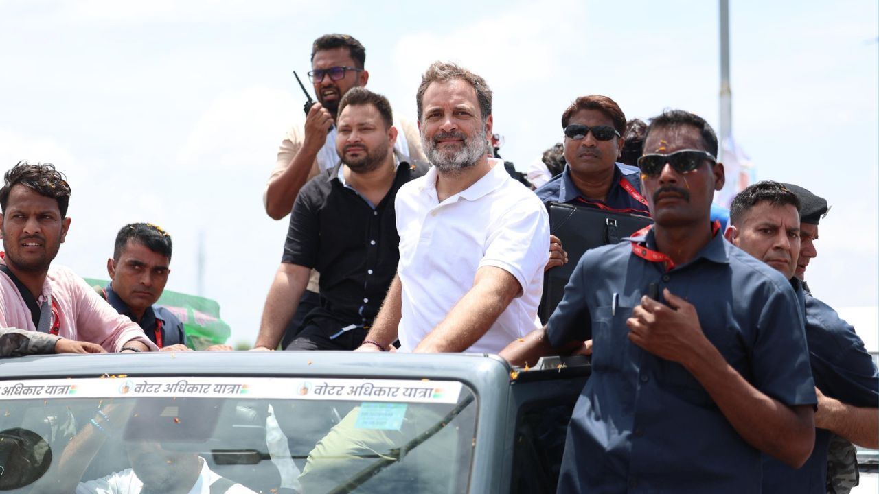 Tejashwi Yadav and Rahul Gandhi
