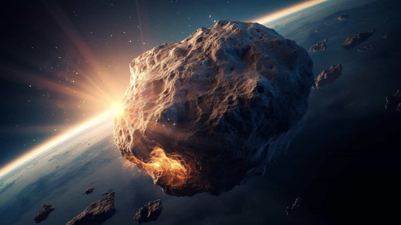 Image of Asteroid near earth