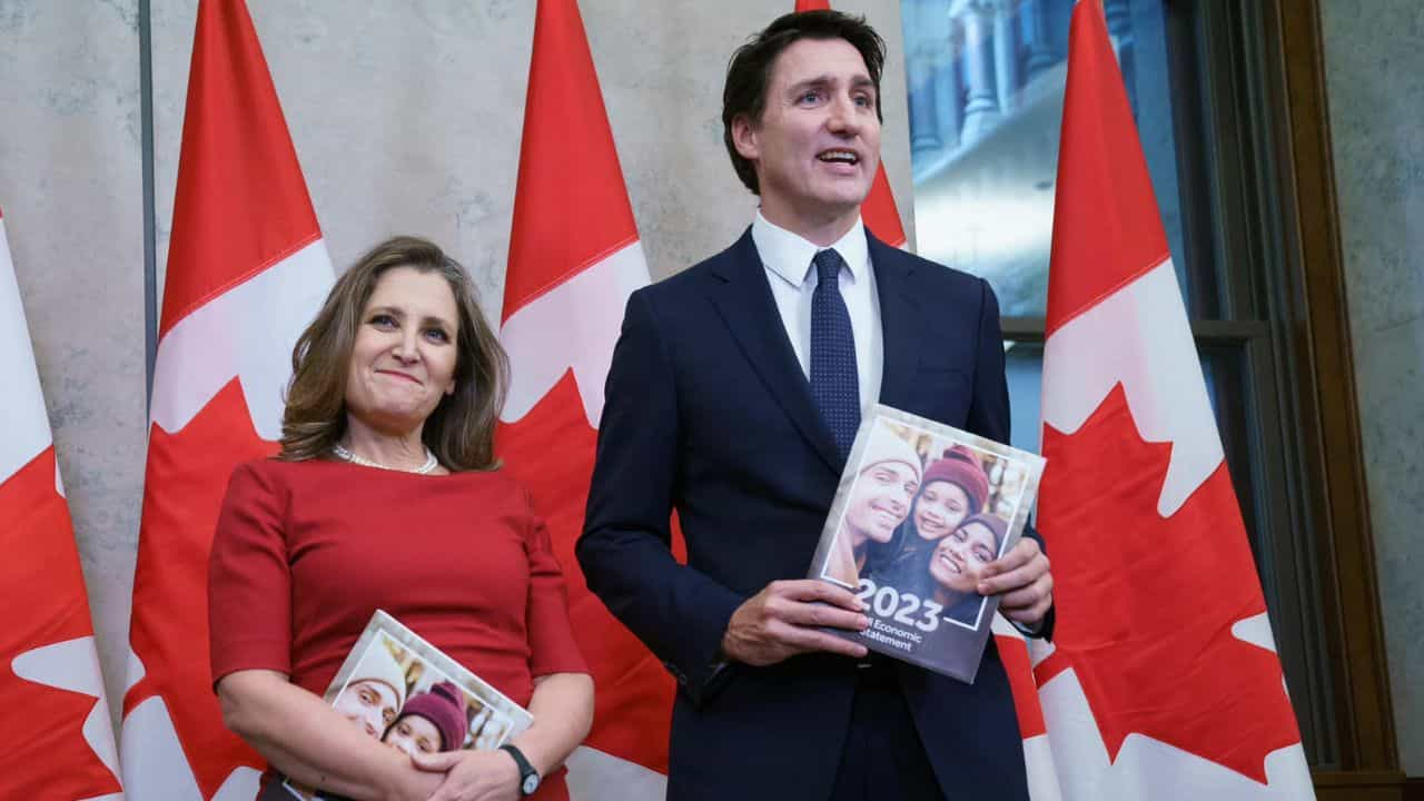 Chrystia freeland and Justice Trudeau