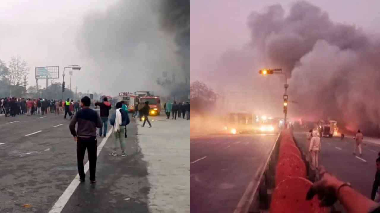 Jaipur tanker fire accident 