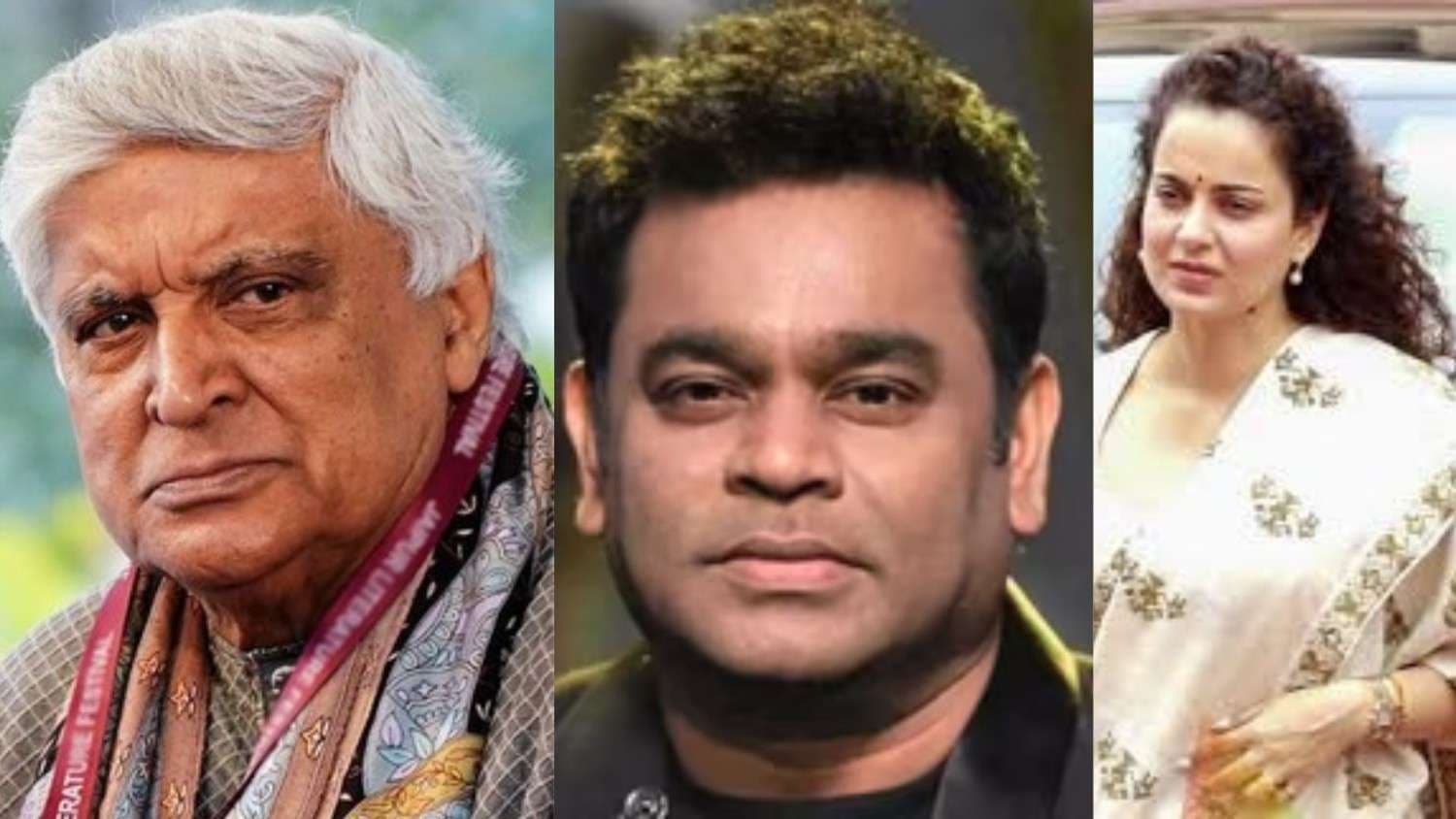 Javed Akhtar, AR Rahman and Kangana
