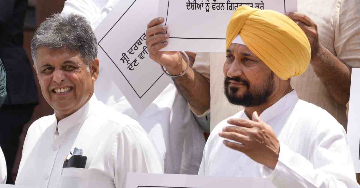 charanjit singh channi and manish tewari