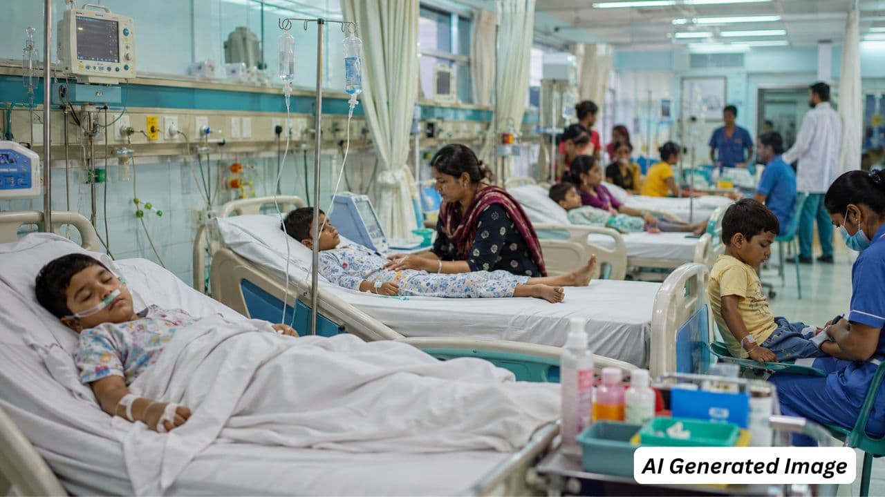 ai generated image of patients in hospital