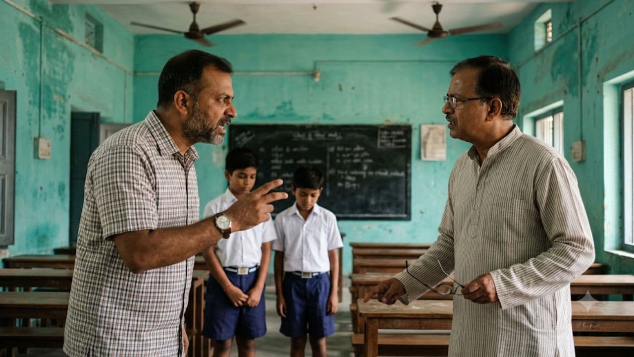 teacher and student father