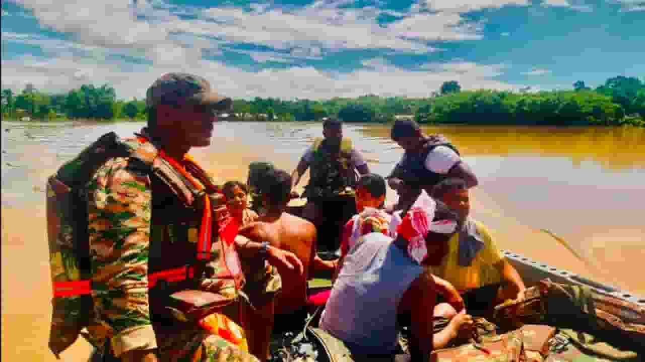 Rescue team in assam