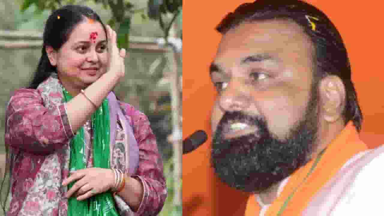 Bihar CM Samrat Chaudhary and Rohini Acharya