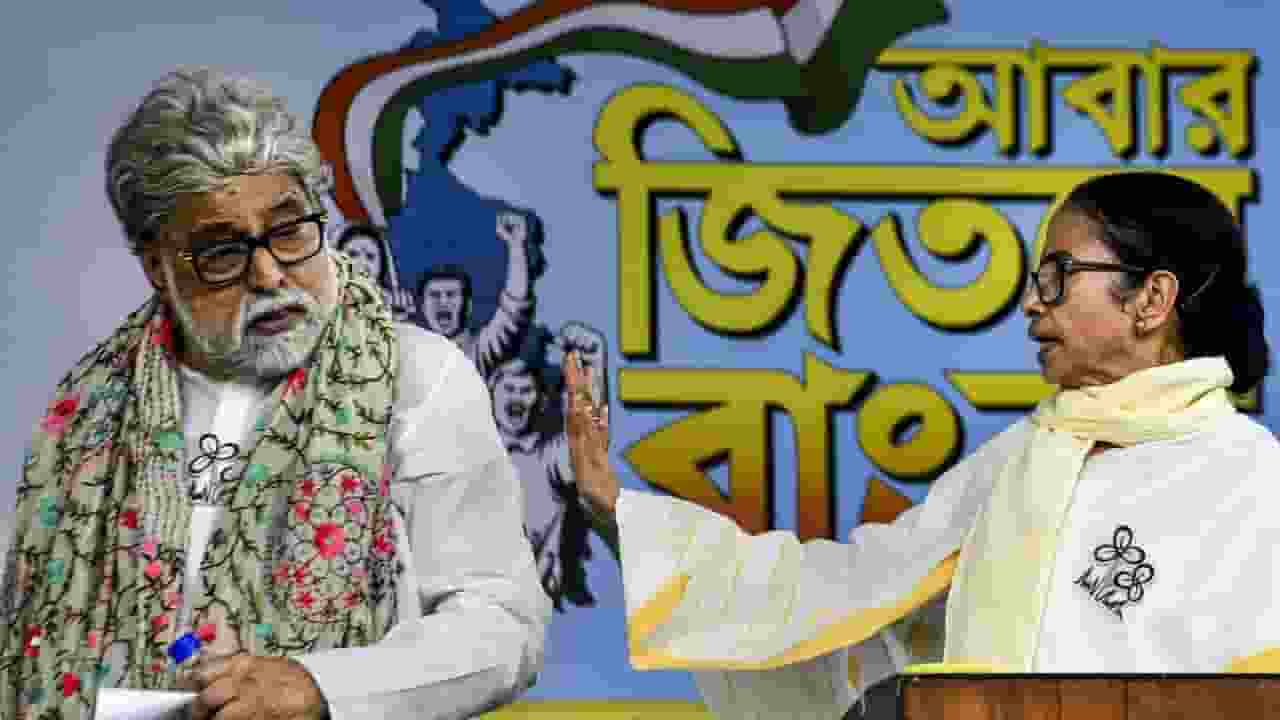 Sudeep and Mamata Banerjee