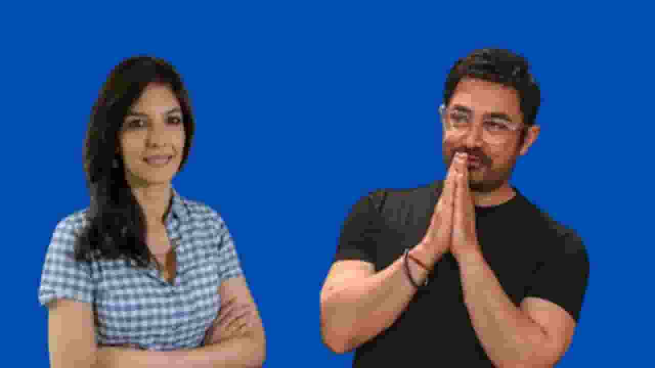 Gauri Spret and Aamir Khan
