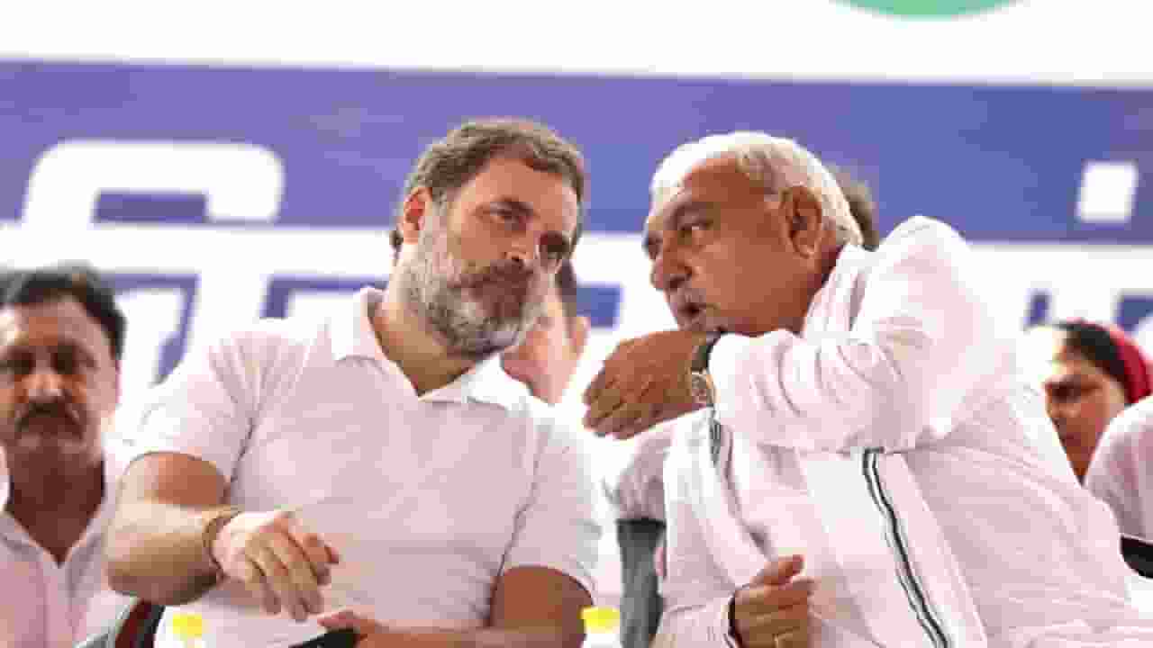 Rahul Gandhi and Bhupinder Singh Hudda