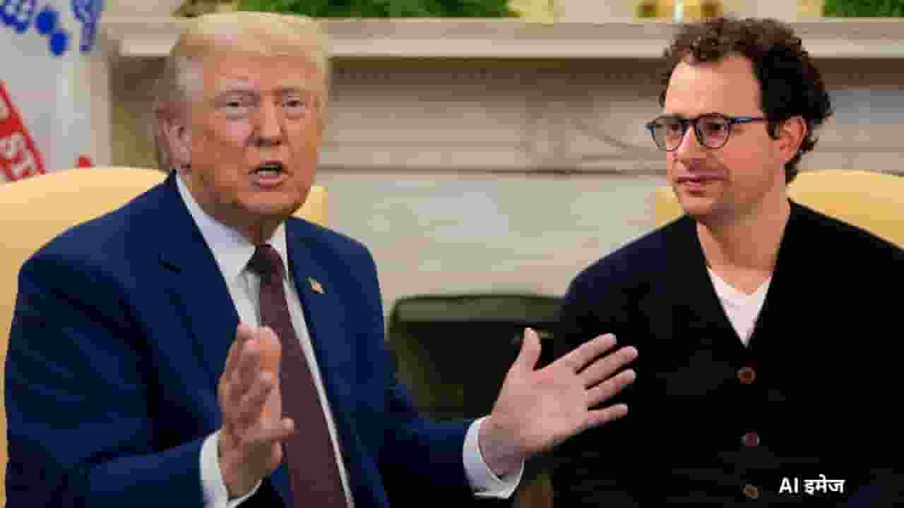Donald Trump and Anthropic CEO Dario Amodei