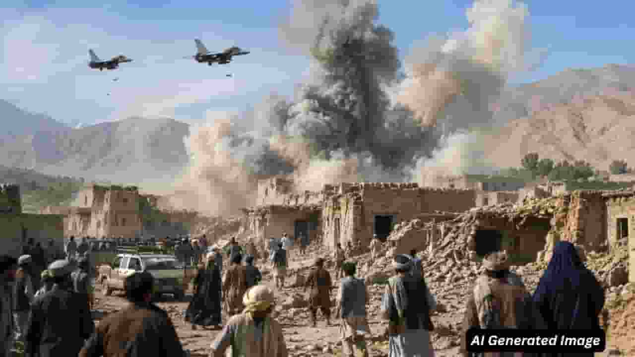 ai generated image of air strike