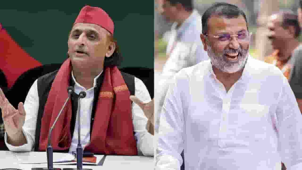 Akhilesh Yadav and nishikant dubey