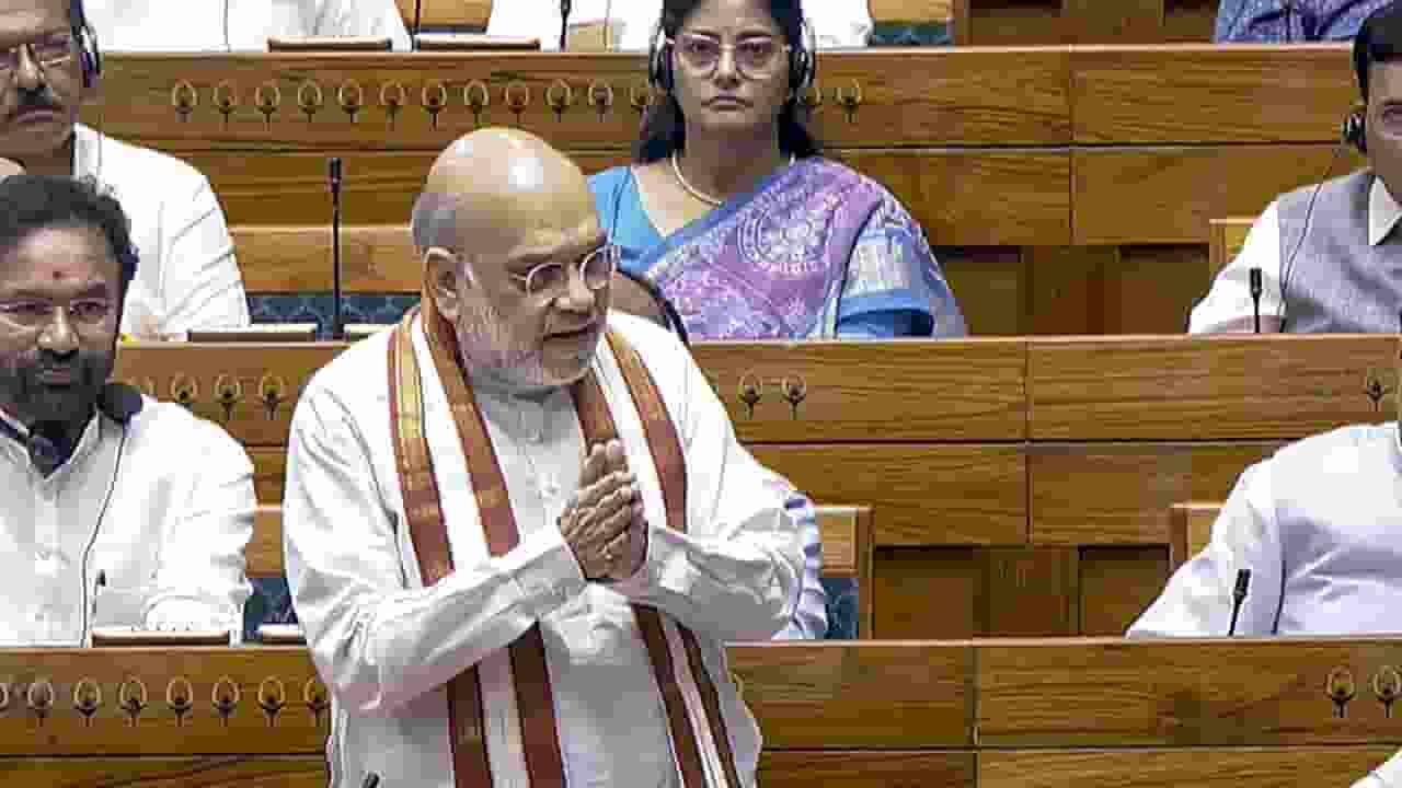 amit shah in parliament