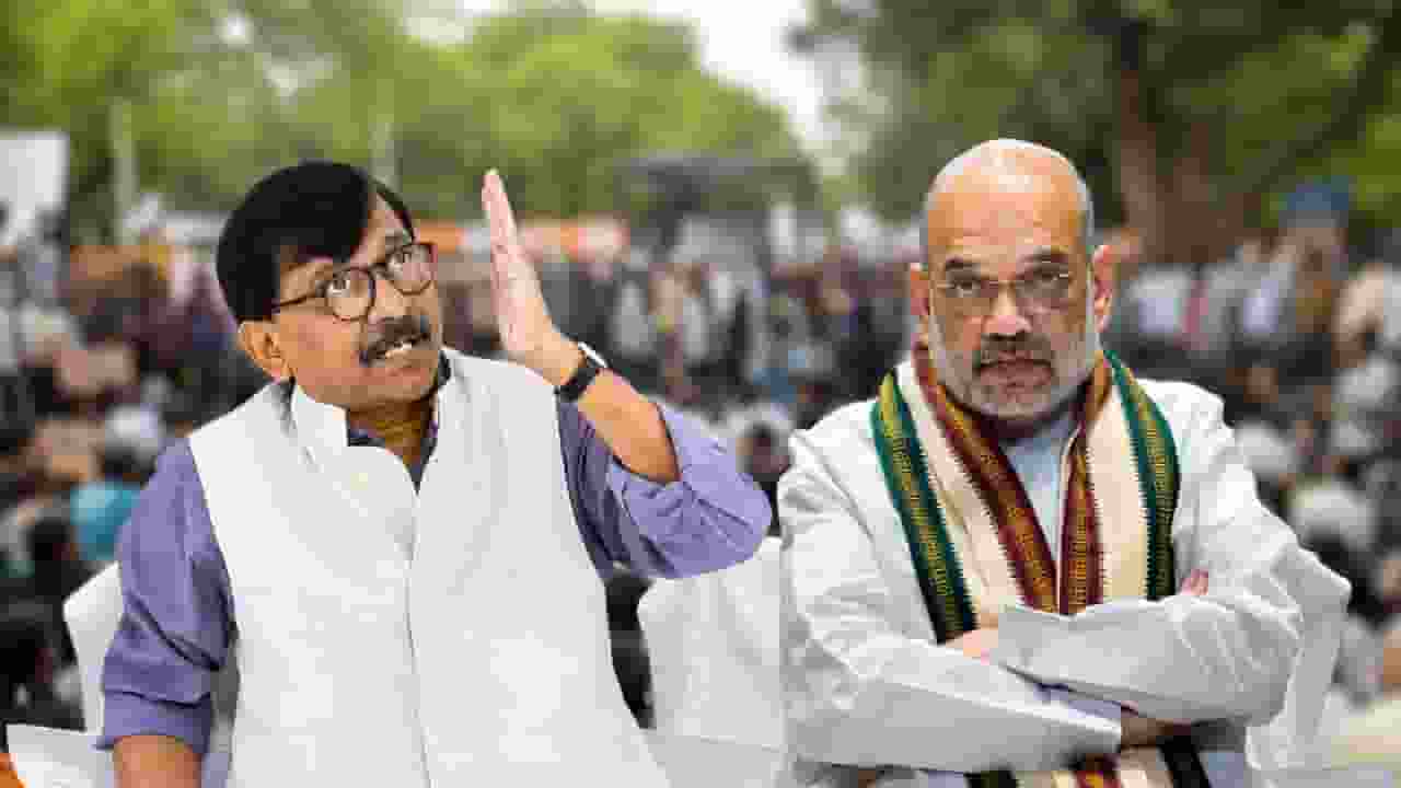 amit shah vs sanjay raut