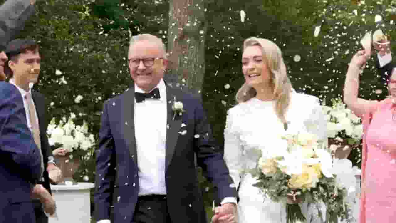 Anthony Albanese and  Jodie Haydon