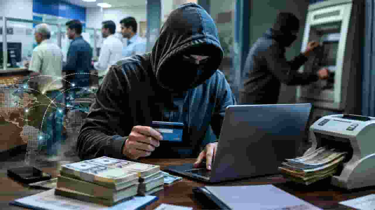ai generated image of bank fraud
