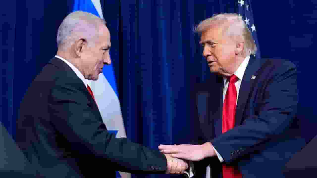 Benjamin Netanyahu and Donald Trump