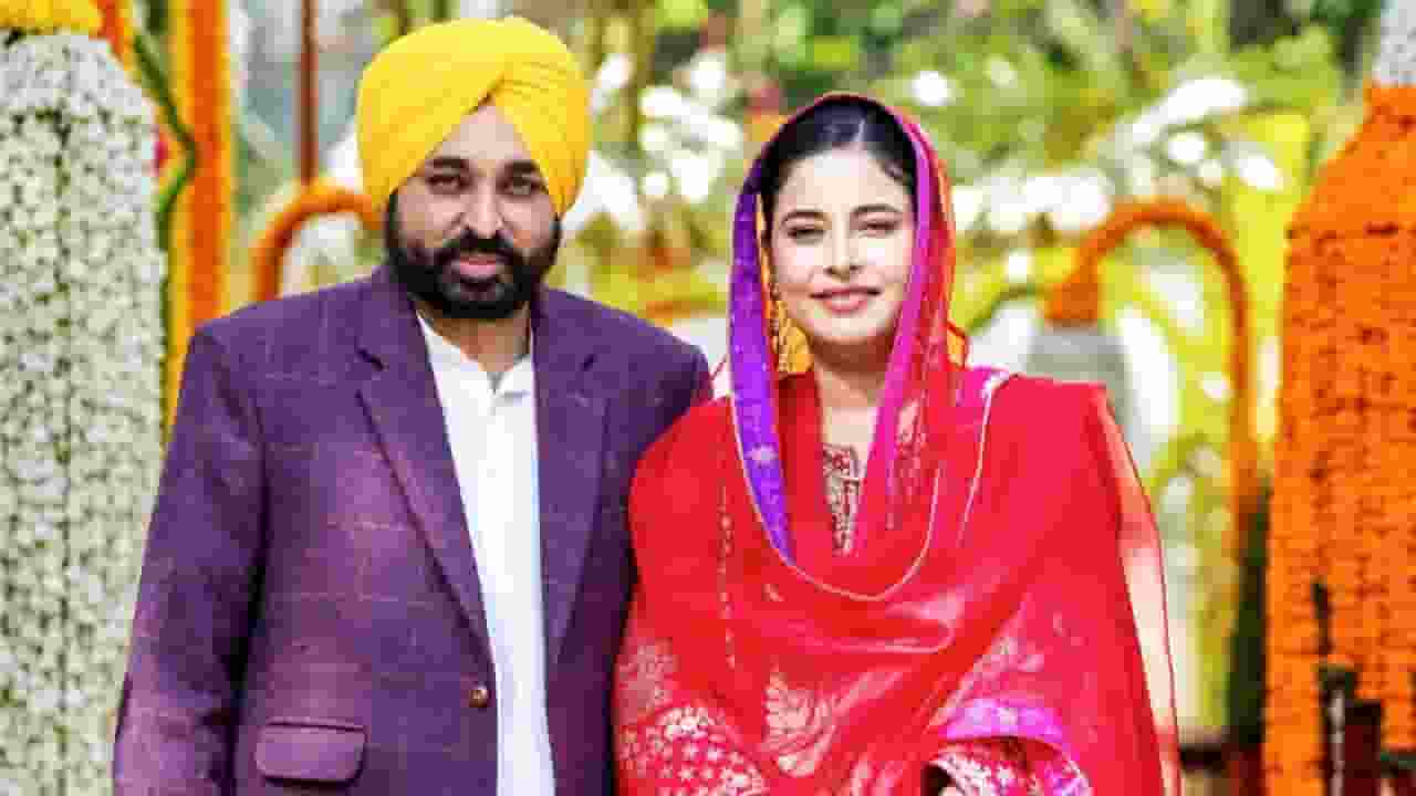 Bhagwant Mann with Gurpreet Manna
