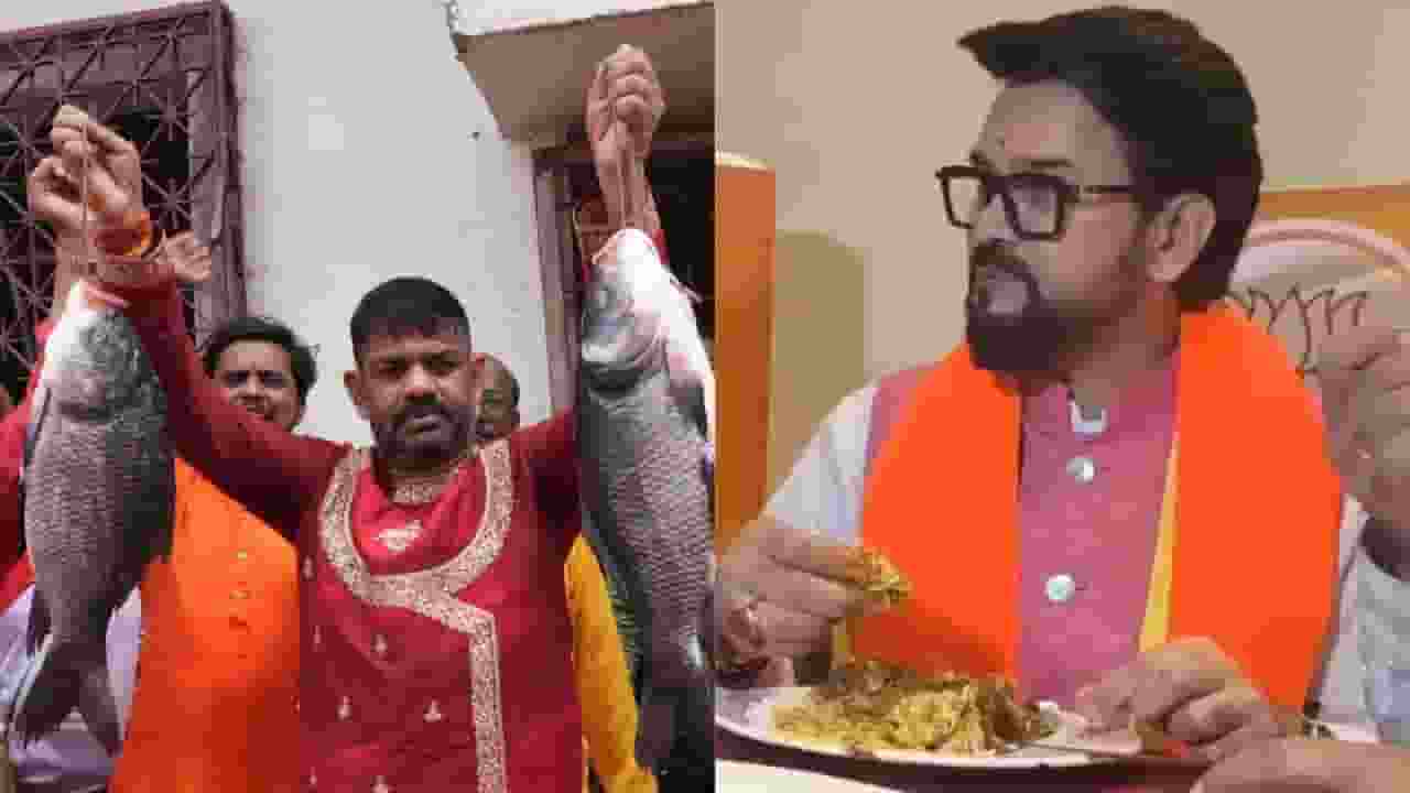 bjp leaders fish politics