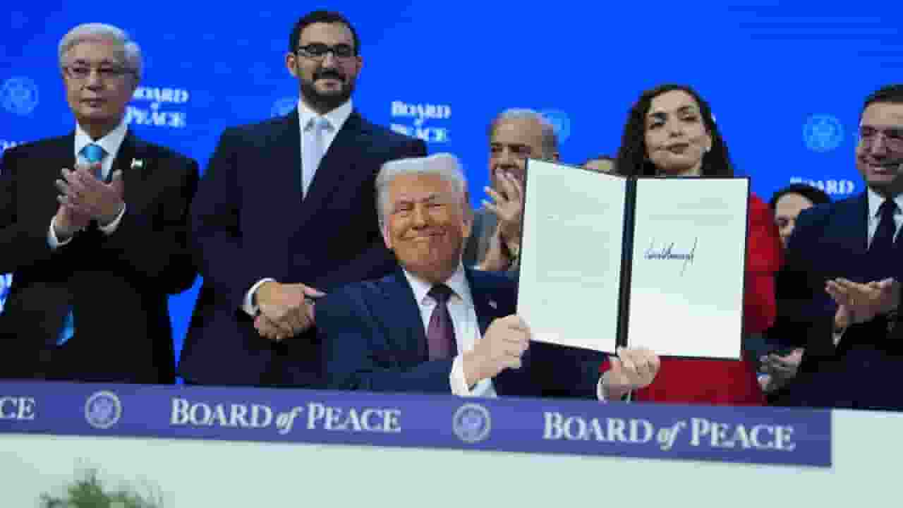 donald trump launching board of peace in davos