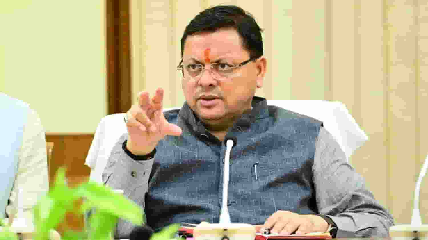 CM Pushkar Singh Dhami