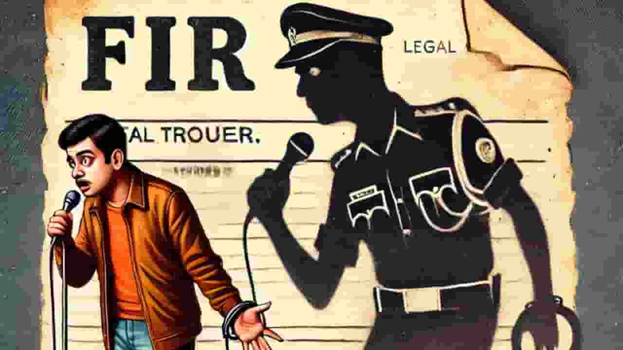 arrested for making a joke