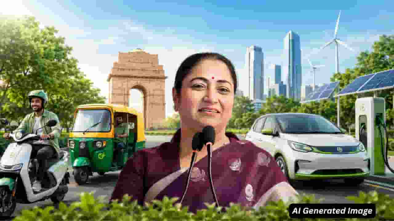 ai generated image of delhi ev policy