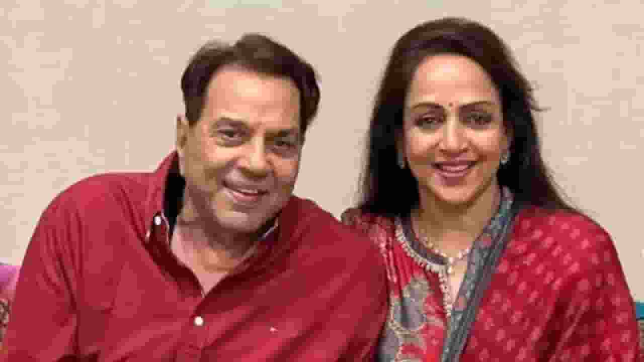 Dharmendra and Hema Malini