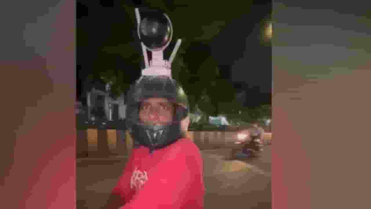 camera on helmet