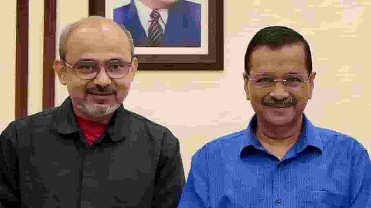 Dilip Pandey and Arvind Kejriwal