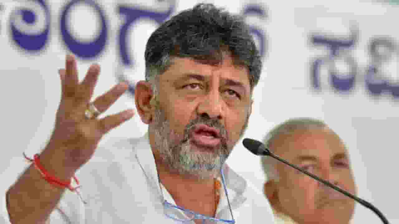 DK Shivkumar। Photo Credit: PTI