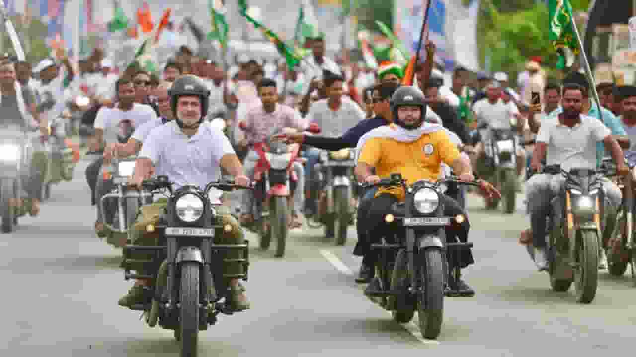 Rahul Gandhi and Tejashwi Yadav