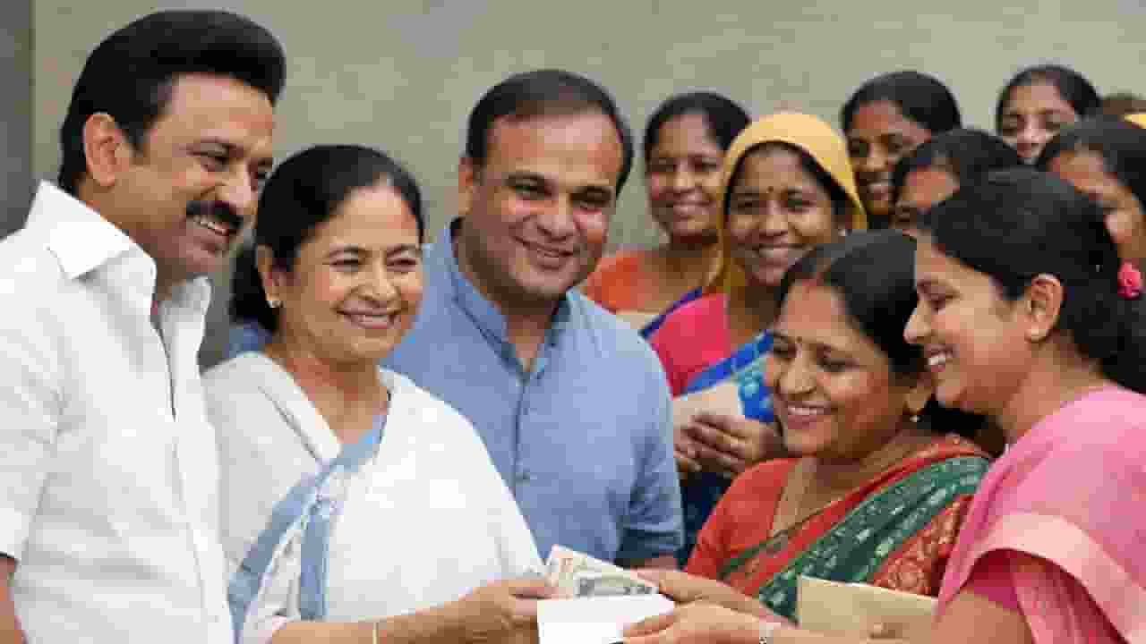 ai generated image of cash transfer schemes in election states