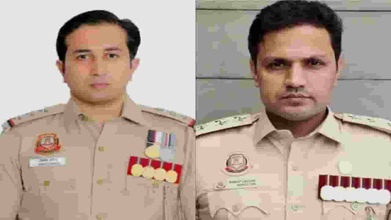 Inspector Manjeet Jaglan and Inspector Nishant Dahiya