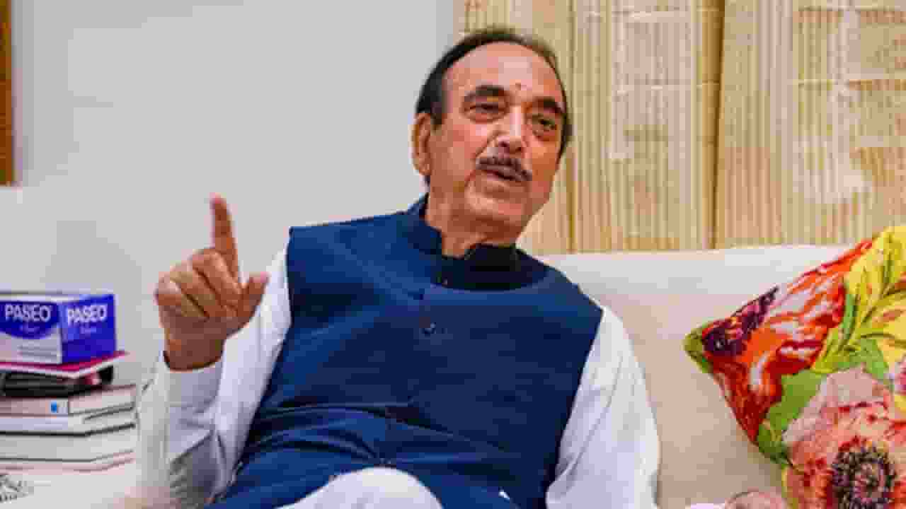 Ghulam nabi azad । Photo Credit: PTI
