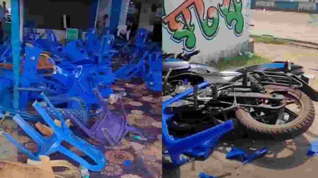TMC and BJP workers clashed in Asansol
