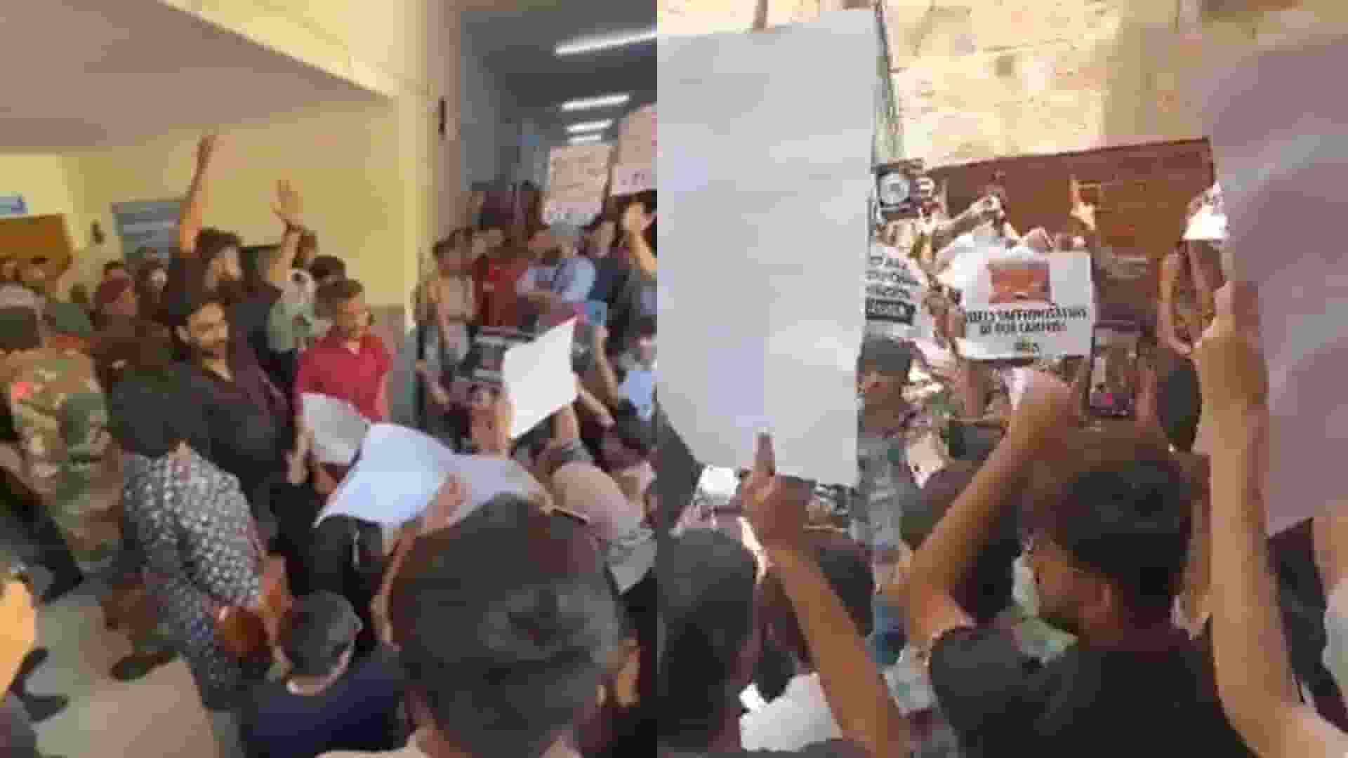 Protest in jamia millia islamia