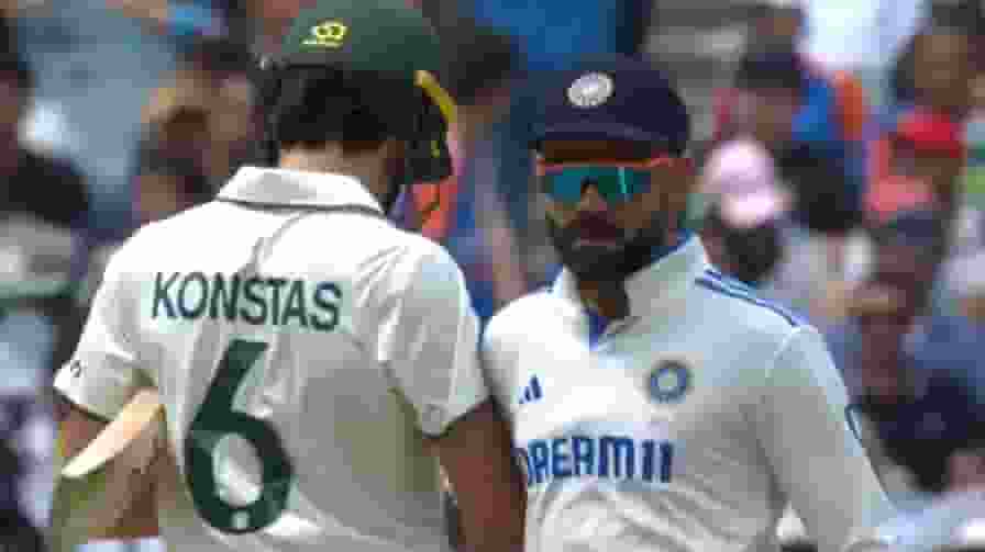 Virat Kohli Sam Konstas Exchange