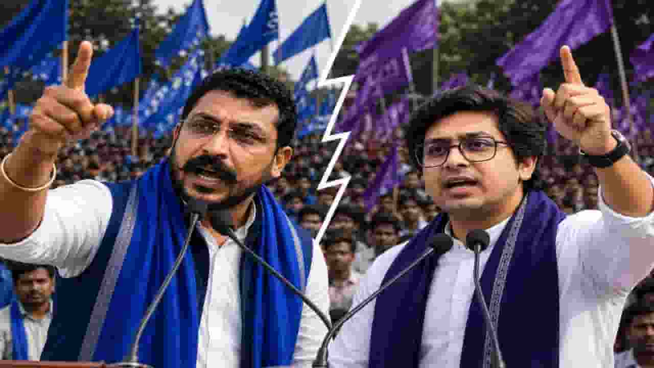ai generated image of aakash anand and chandrashekhar