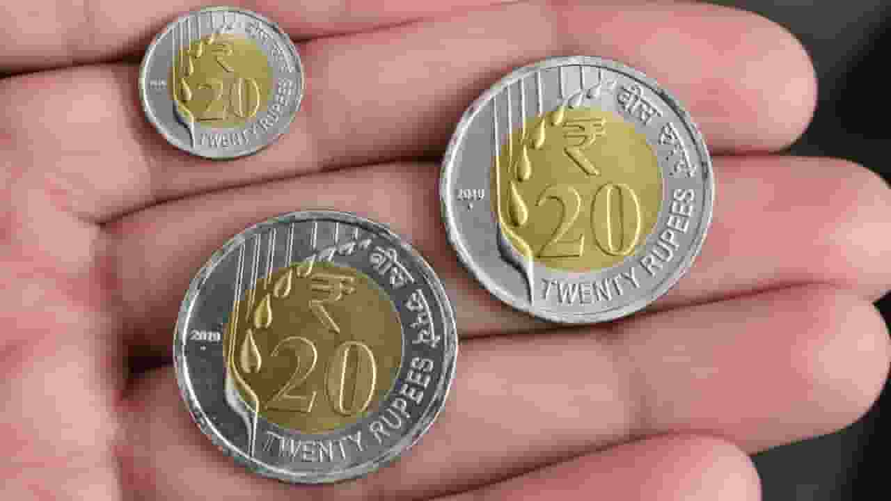 20 Rupees coins