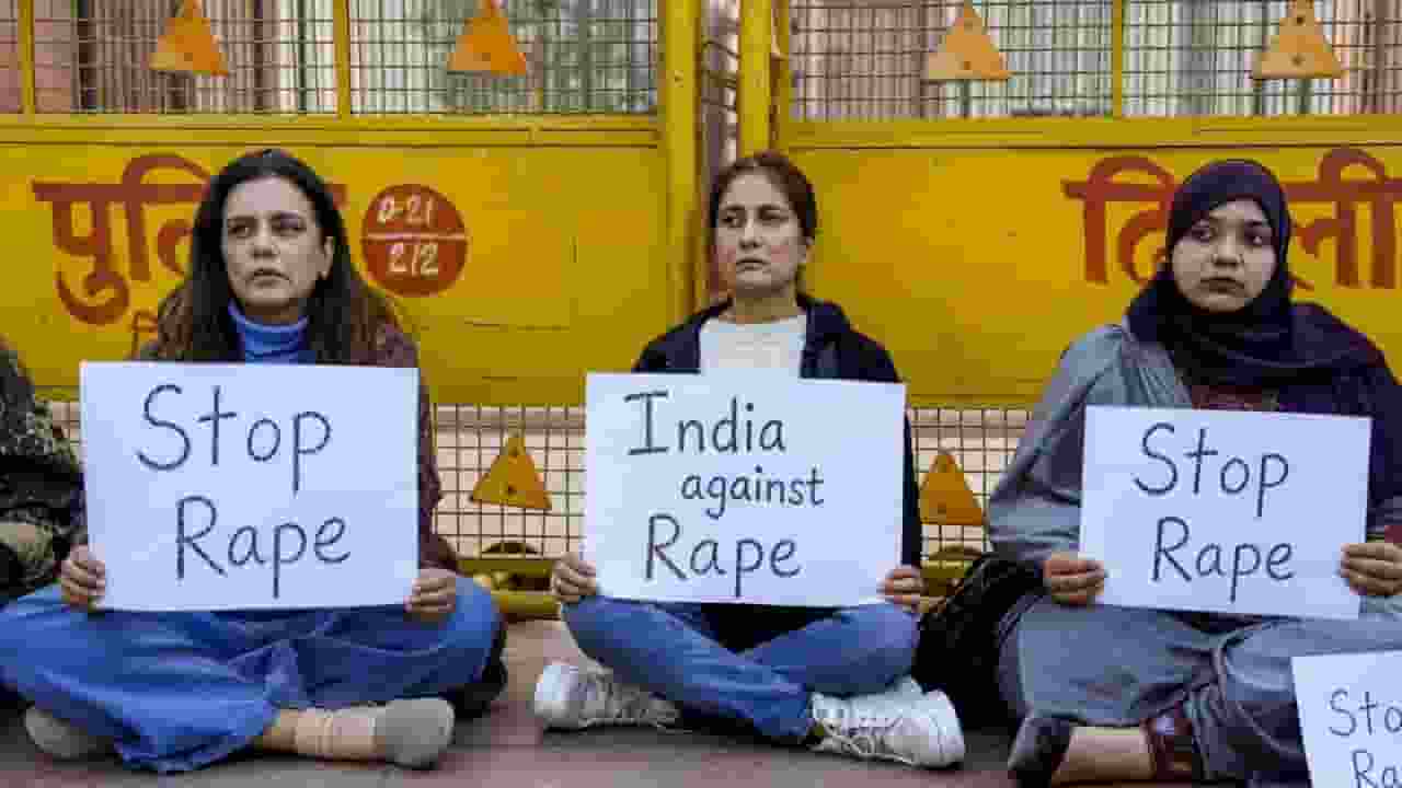Protest Against Rape PTI
