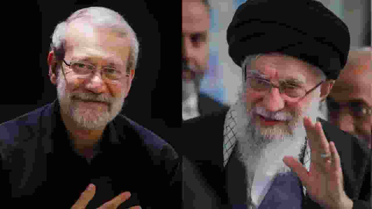 Ali Khamenei and Ali Larijani.